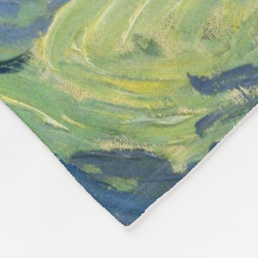 Van Gogh De olijfbomen Landschapsschilderij Fleece Deken (Hoek)