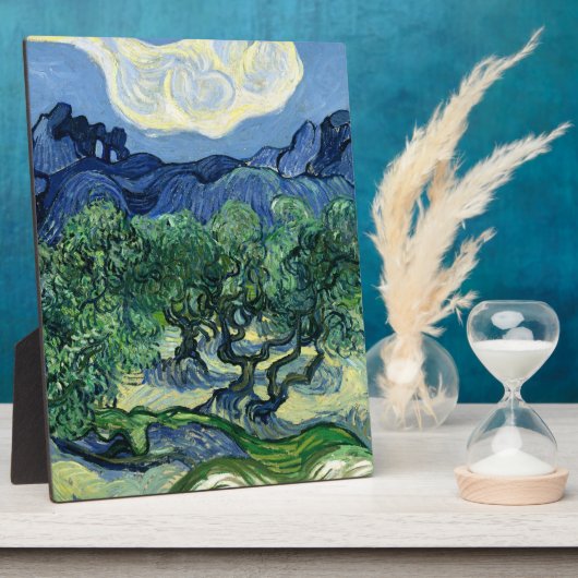 Van Gogh De olijfbomen Landschapsschilderij Fotoplaat (Zijkant)