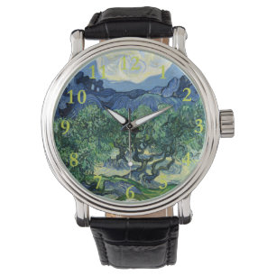 Van Gogh De olijfbomen Landschapsschilderij Horloge