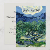 Van Gogh De olijfbomen Landschapsschilderij Kaart (Voorkant / Achterkant)