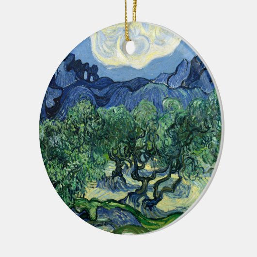 Van Gogh De olijfbomen Landschapsschilderij Keramisch Ornament (Links)