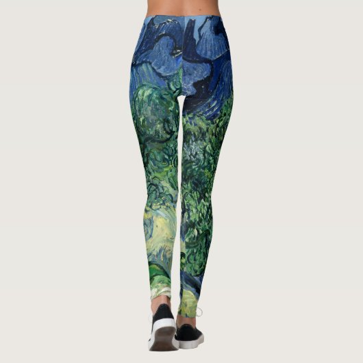 Van Gogh De olijfbomen Landschapsschilderij Leggings (Achterkant)