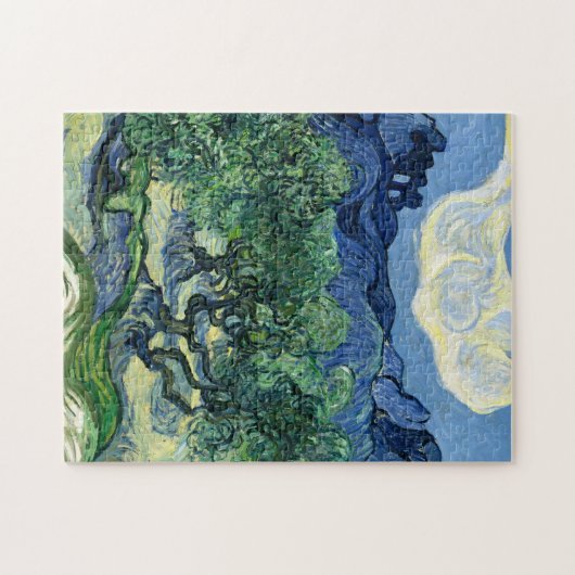 Van Gogh De olijfbomen Landschapsschilderij Legpuzzel (Horizontaal)