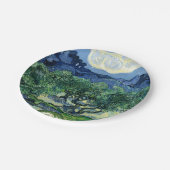 Van Gogh De olijfbomen Landschapsschilderij Papieren Bordje (Gekanteld)