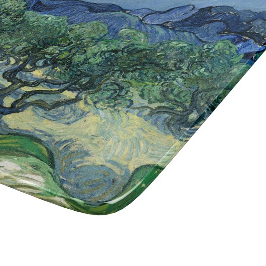 Van Gogh De olijfbomen Landschapsschilderij Snijplank (Hoek)