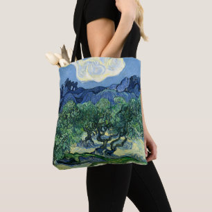 Van Gogh De olijfbomen Landschapsschilderij Tote Bag