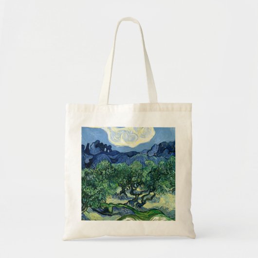 Van Gogh De olijfbomen Landschapsschilderij Tote Bag (Voorkant)