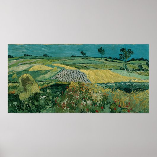 Van Gogh - de plaats van Auvers Poster (Voorkant)