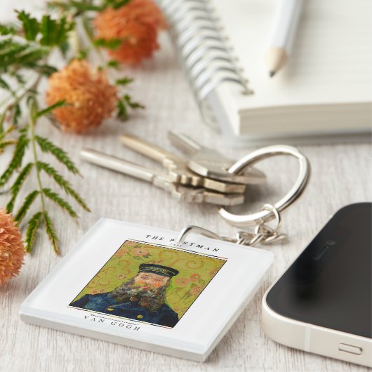 Van Gogh | De postbode Sleutelhanger (Voorkant Rechts)