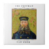 Van Gogh | De postbode Tegeltje (Voorkant)