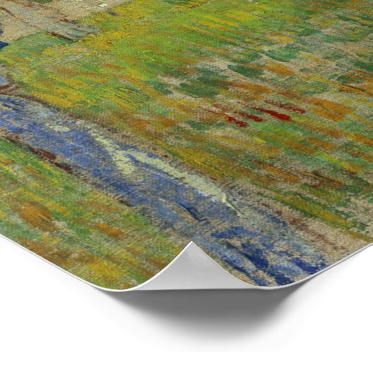 Van Gogh - de roze Orchard Poster (Hoek)