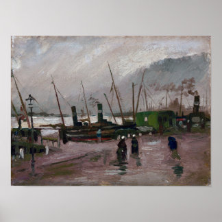 Van Gogh De Ruijterkade in Amsterdam Poster