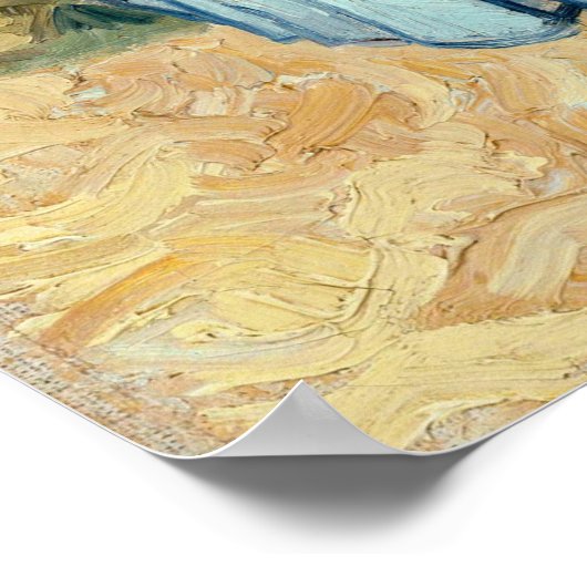 Van Gogh - De schapen scheerder (Naar Millet) Poster (Hoek)