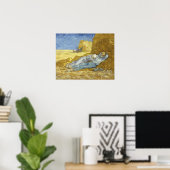 Van Gogh - De Siesta (Naar Millet) Poster (Thuiskantoor)