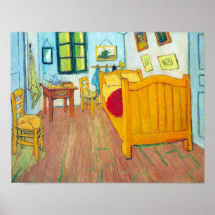 Van Gogh - De slaapkamer in Arles Saint-Remy Poster