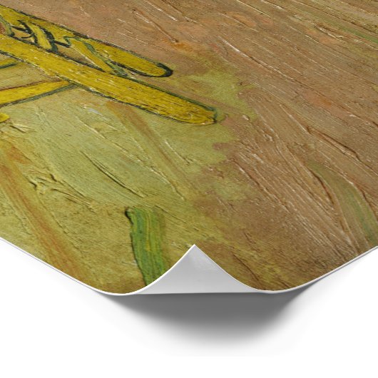 Van Gogh - De slaapkamer Poster (Hoek)