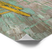 Van Gogh - De slaapkamer Poster (Hoek)