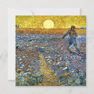 Van Gogh - De Sower, beroemd schilderij, kaart
