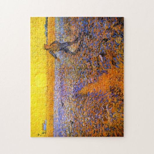 Van Gogh: De Sower Legpuzzel (Verticaal)