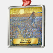 Van Gogh - De Sower Metalen Ornament (Links)
