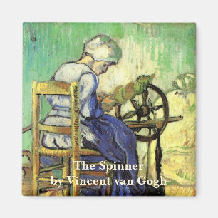 Van Gogh, de spinnerlijke,  impressionistische kun Magneet