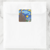 Van Gogh, De sterrenhemel Stickers (Tas)