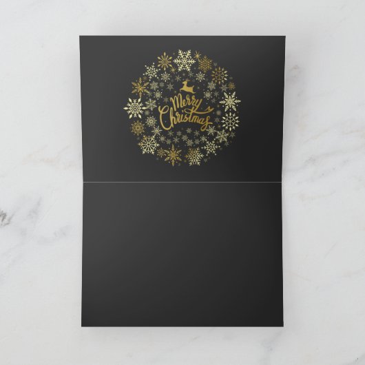 Van Gogh - De sterrenhemel - Witte kerstkaart Kaart (Binnen)