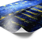 Van Gogh - De sterrennacht aan de Rhône, Foto Afdruk (Hoek)