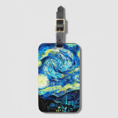Van Gogh - De sterrennacht Bagagelabel (Voorkant (verticaal))