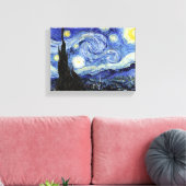 Van Gogh De Sterrennacht Canvas Afdruk (Insitu (Woonkamer))