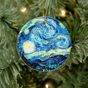 Van Gogh, De sterrennacht, Keramisch Ornament