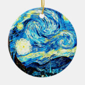 Van Gogh, De sterrennacht, Keramisch Ornament (Voorkant)
