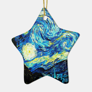 Van Gogh - De sterrennacht Keramisch Ornament