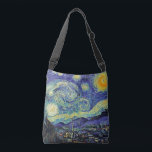 Van Gogh De Sterrennacht Kruiskamer Crossbody Tas<br><div class="desc">Functionele kunst van onze favoriete kunstenaar Van Gogh. 
De Sterrennacht van Vincent Van Gogh van juni 1889</div>