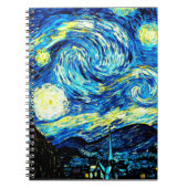 Van Gogh - De sterrennacht  Notitieboek (Voorkant)