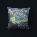 Van Gogh De Sterrennacht Pillow Kussen<br><div class="desc">Functionele kunst van onze favoriete kunstenaar Van Gogh. De Sterrennacht van Vincent Van Gogh van juni 1889</div>