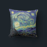 Van Gogh De Sterrennacht Pillow Kussen<br><div class="desc">Functionele kunst van onze favoriete kunstenaar Van Gogh. De Sterrennacht van Vincent Van Gogh van juni 1889</div>