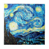 Van Gogh: De Sterrennacht Tegeltje (Voorkant)