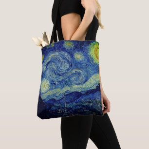 Van Gogh - De Sterrennacht winkelen Tote Bag