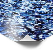 Van Gogh - de Sterrennacht - witte kerst Foto Afdruk (Hoek)