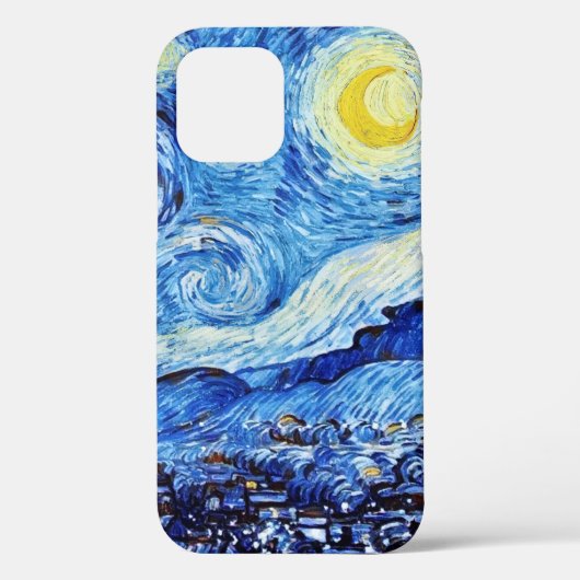 Van Gogh - de Sterrennacht - Witte kerstpost Case-Mate iPhone Case (Achterkant)