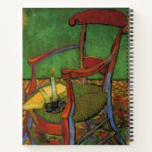 Van Gogh - De stoel van Paul Gauguin Notitieboek (Achterkant)