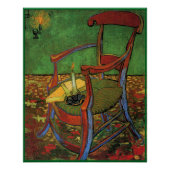 Van Gogh - De stoel van Paul Gauguin Perfect Poster (Voorkant)