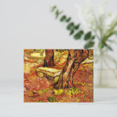 Van Gogh - De Stone Bench Briefkaart (Staand voorkant)
