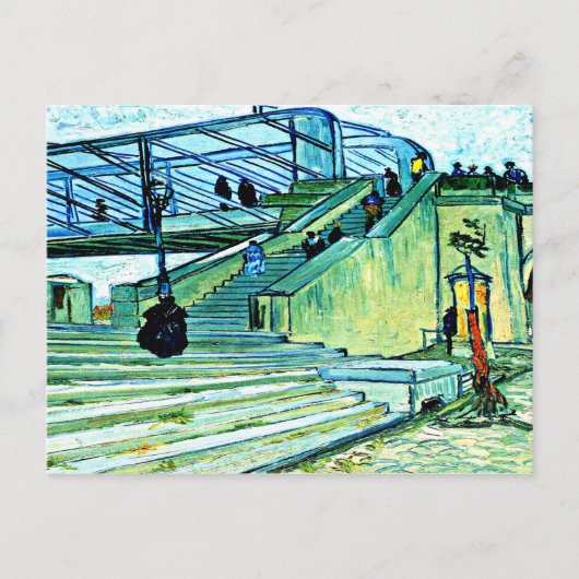 Van Gogh - De Trinquetaille-brug Briefkaart (Voorkant)