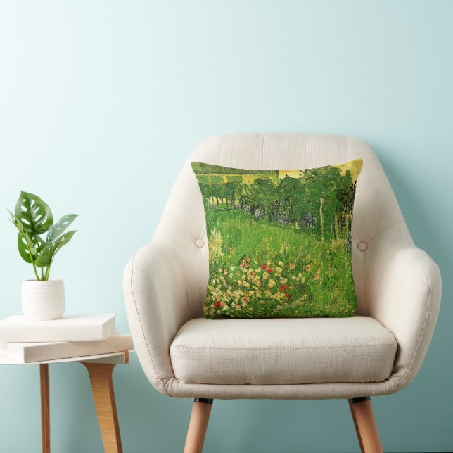 Van Gogh - De tuin van Daubigny, Kussen (Stoel)