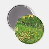 Van Gogh - De tuin van Daubigny, Magneet (Voorkant / Achterkant)