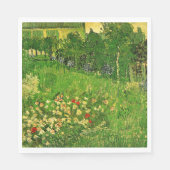 Van Gogh - De tuin van Daubigny, Servet (Voorkant)