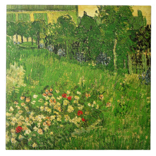 Van Gogh - De tuin van Daubigny, Tegeltje
