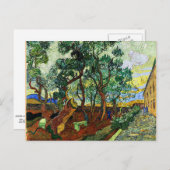Van Gogh - De tuin van het asiel Briefkaart (Voorkant / Achterkant)